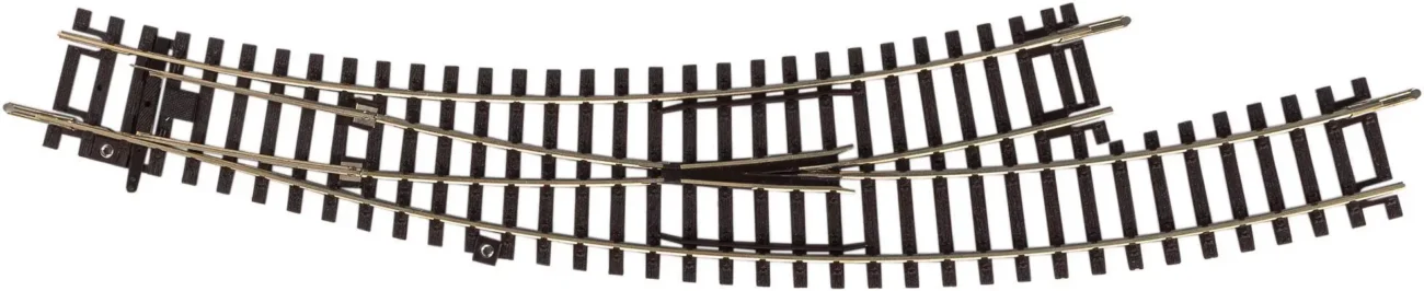Piko 55222 Scambio curvo manuale sinistro BWL passaggio da raggio R2 a R3 Sistema A Gleis scala H0