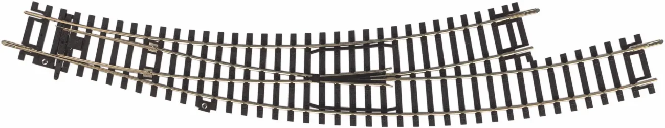 Piko 55227 Scambio curvo manuale sinistro BWL passaggio da raggio R3 a R4 Sistema A Gleis scala H0