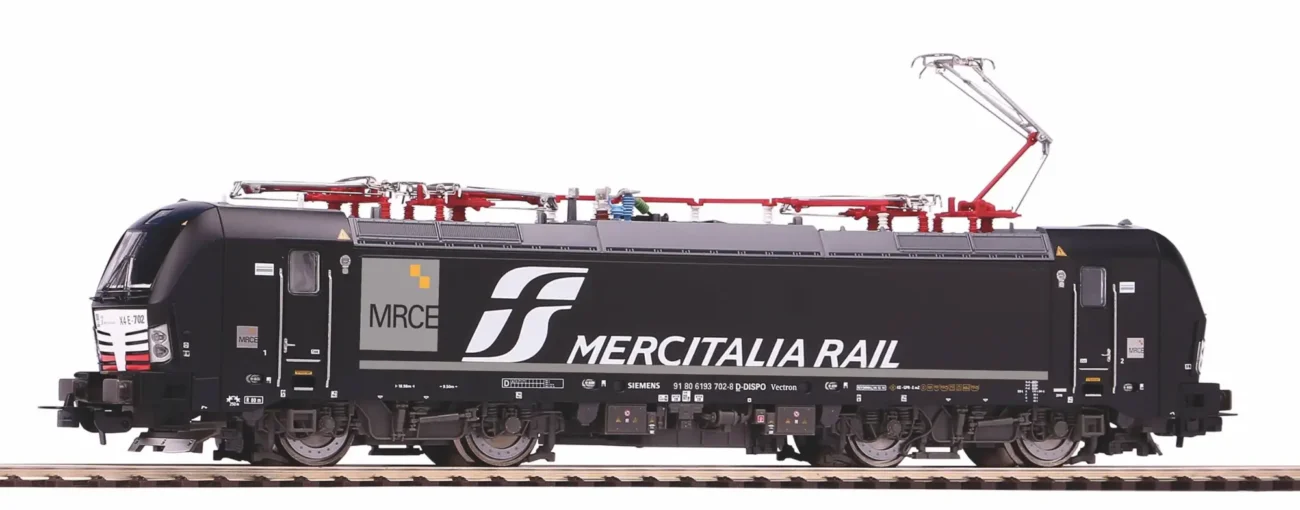 Piko 59595 Locomotiva elettrica Vectron E.193 702 di Mercitalia Rail MRCE versione digitale sonora sound, scala H0 epoca sesta