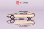 Norev 158514 Citroën SM Coupè 1972 Sabbia Metallizzato in scala H0 (1:87). Vista della fiancata sinistra.