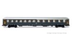 Rivarossi HR4412 Carrozza UIC-X del 1975 mista di prima e seconda classe nella colorazione grigio ardesia, compresa nel set Espresso Remus