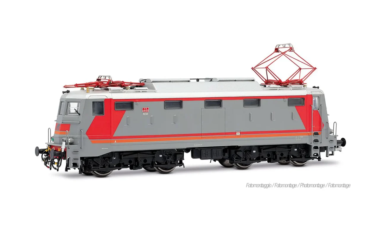 Rivarossi HR9009 e HR9009S Locomotiva elettrica E.424 Navetta delle FS nella livrea MDVE