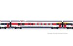 Lima Expert HL4690 Carrozza ristorante compresa nel set di 3 carrozze passeggeri aggiuntive per ETR 610 delle SBB CFF FFS nella livrea ICN, Pitzalis Modellismo