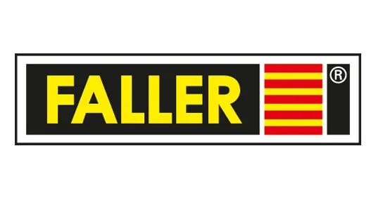 Logo Faller per modellismo ferroviario e accessori in scala H0 e N - Pitzalis Modellismo