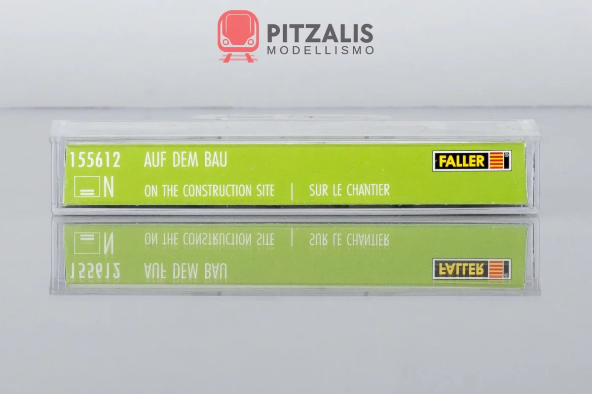 Faller 155612, Confezione di 6 personaggi operai in cantiere per plastici ferroviari, Scala N, Pitzalis Modellismo