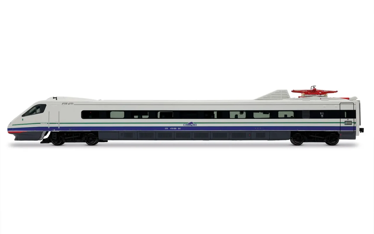 Rivarossi HR2963 Locomotiva dell'Elettrotreno ETR470 Cisalpino nella livrea d'origine, Scala H0, Pitzalis Modellismo